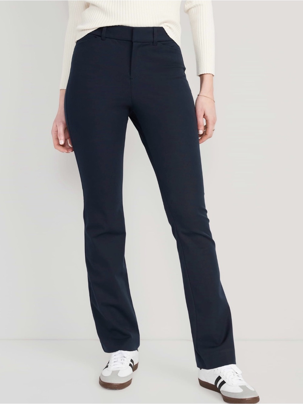 NWOT Old Navy Black Pixie Flare High Rise Stretch Pants